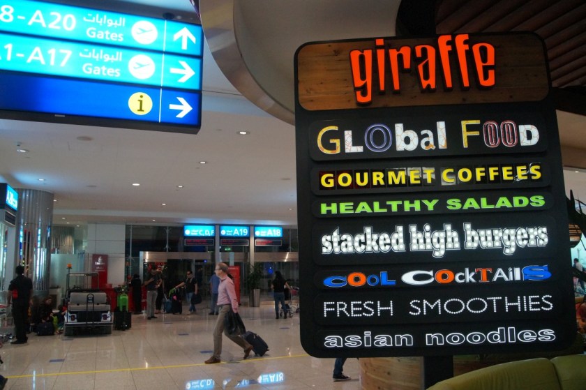 Food at the airport...