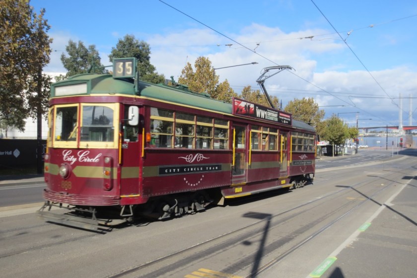 This vintage tram of route 35 will take you all around the city center. 