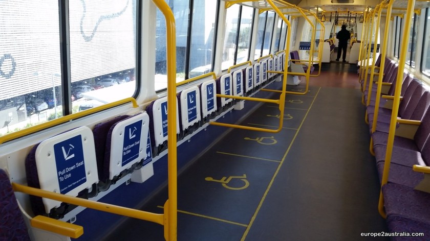 A whole carriage dedicated to the handicapped. Not something you see every day.