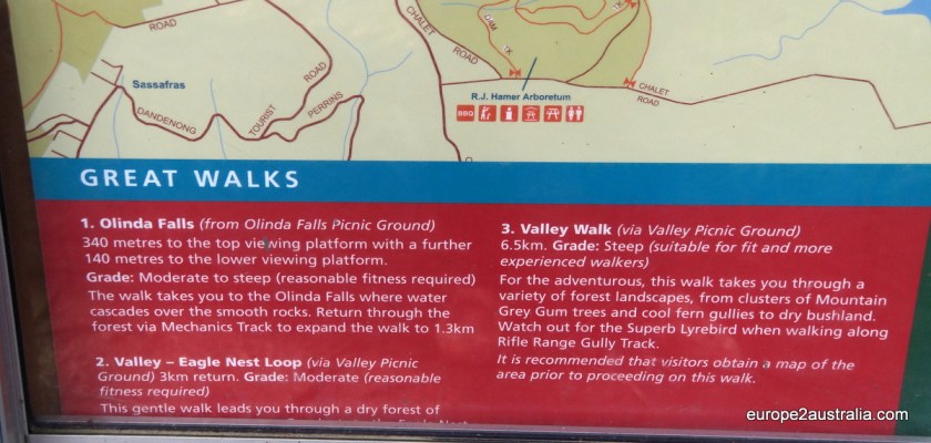 Trails at Olinda Falls