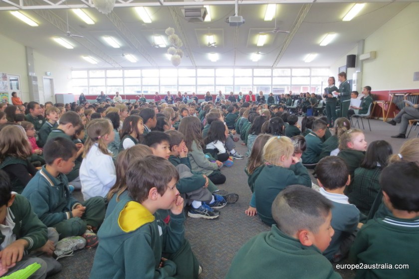 School assembly Australia