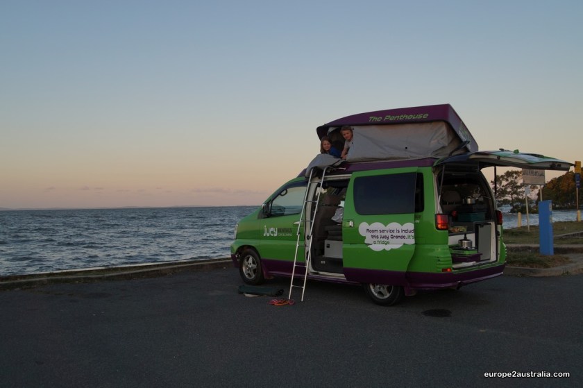Camper with penthouse