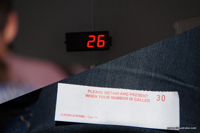 And in true Dutch style, you got to take a number when you ordered.