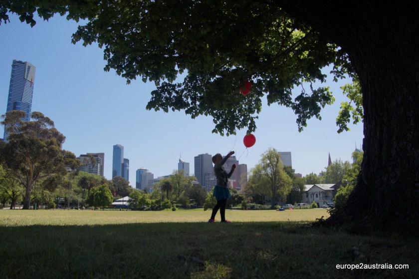 But watch out for the balloon-eating trees!