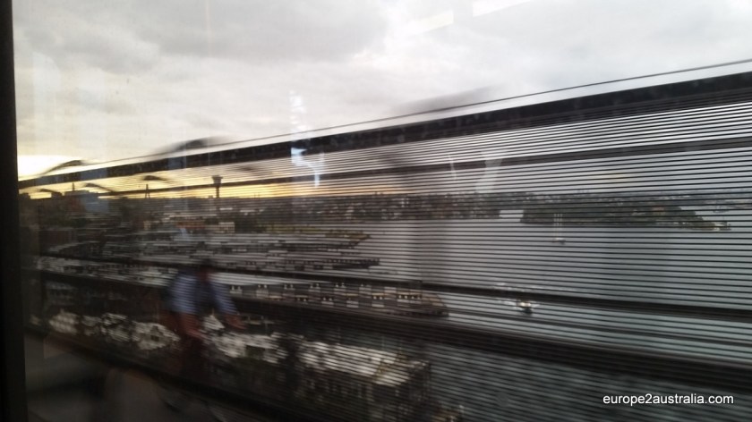 The ride in the train already offered nice views, even if I was on of the very few that actually took notice.