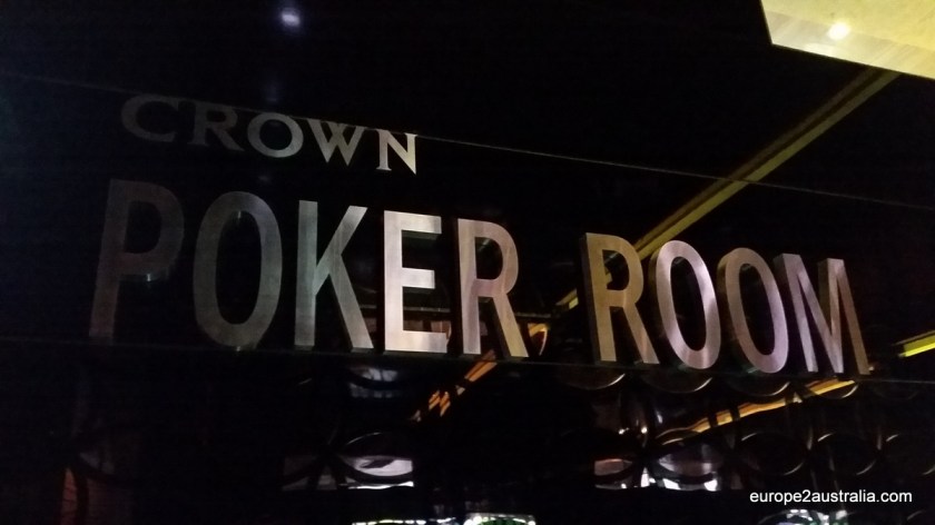 The Poker Room is in the basement, giving it a bit of a tight feel.