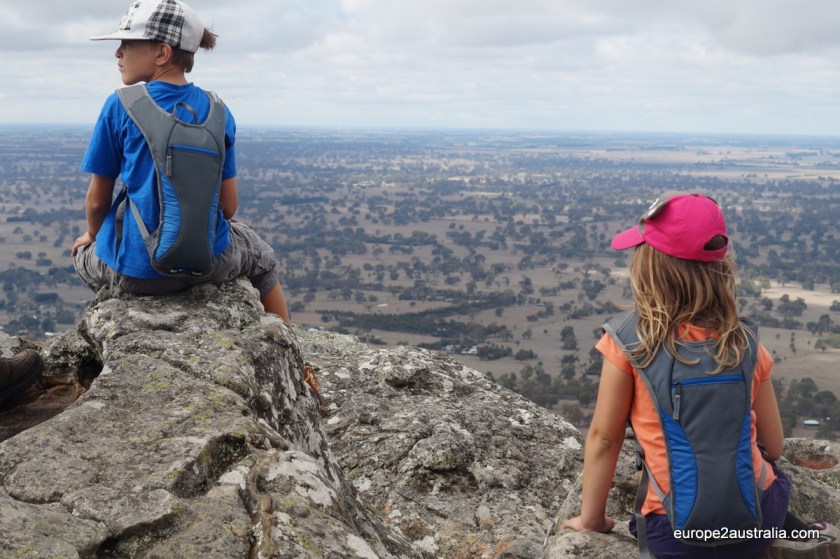 From the top you can see miles and miles in any direction.