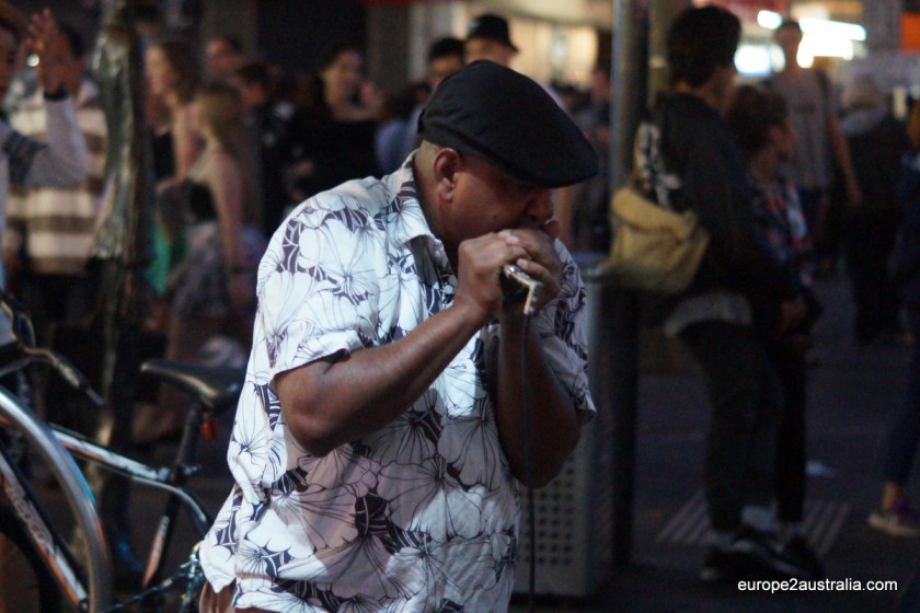 Some Rhythm and Blues on a harmonica.