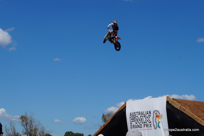 The Australian FMX Grand Prix was held at the site as well. Quite the daredevils on their motorbikes.