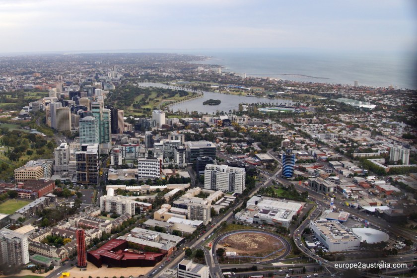 A view over Albert Park.