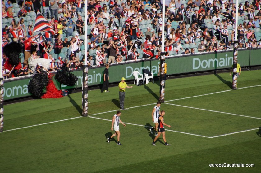 And he got the goal, as the ref is indicating.