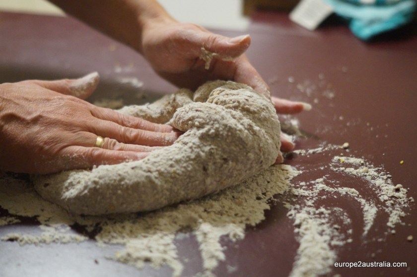 kniting-the-dough