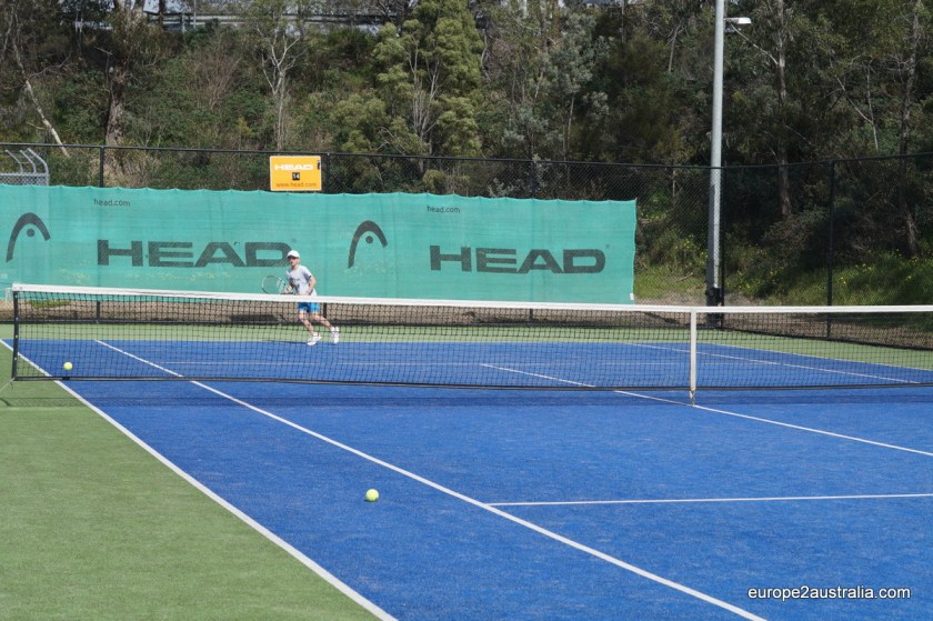 Kai's first match went well, even though he did not manage to win it.