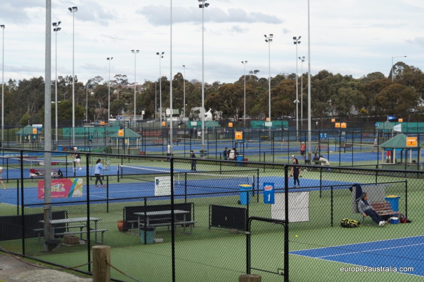 Boroondara Tennis Centre is one of the larger venues, with 23 courts and three different surfaces available.