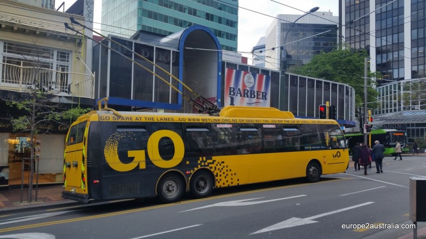 Getting around the city, you can use one of the electrical buses.