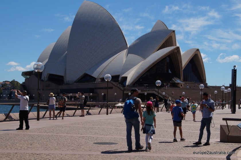 We were not completely alone at the Opera House.