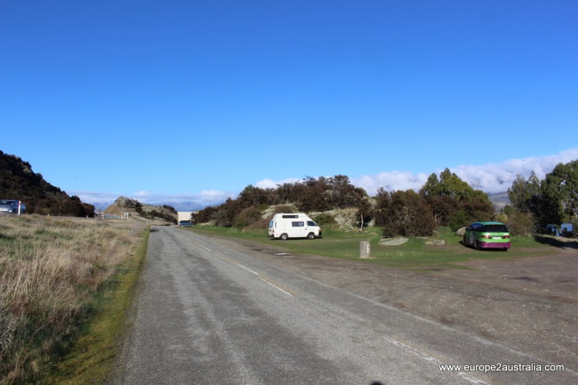 Freedom campsite next the road